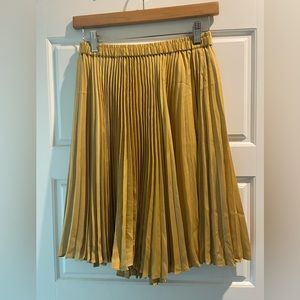 Gold/Mustard Yellow Club Monaco Skirt - Size 0